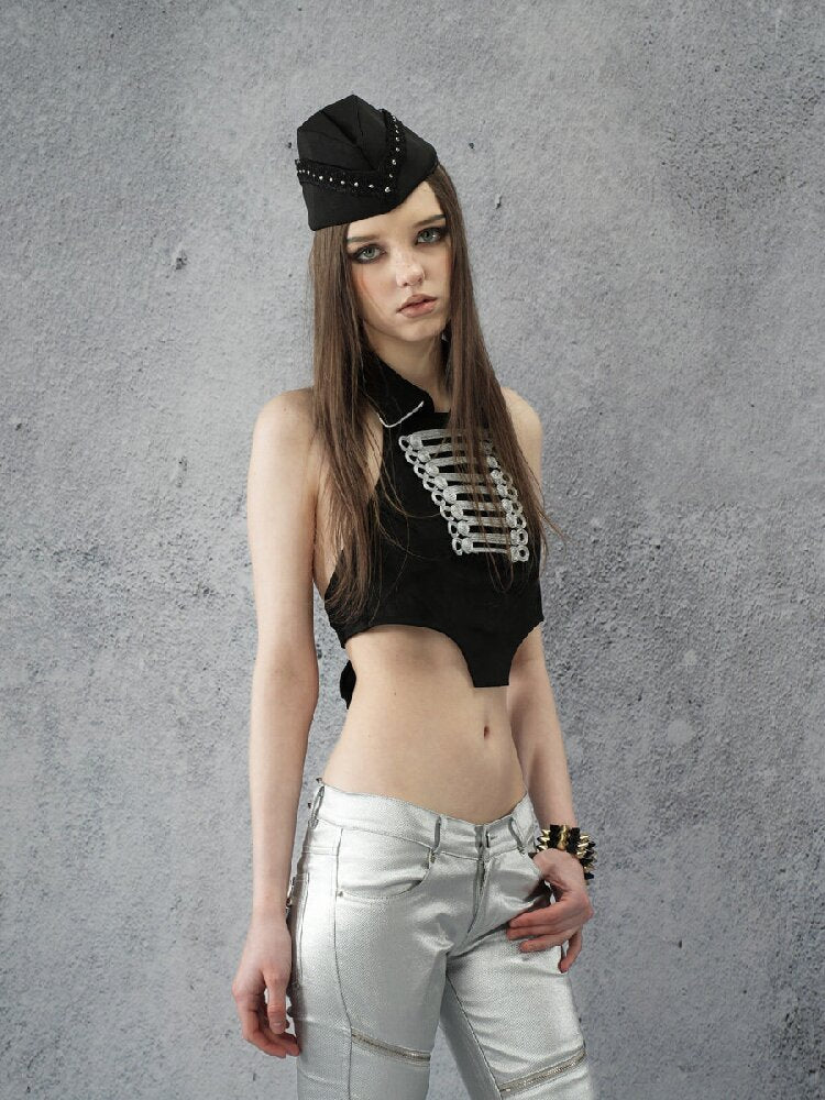 Suede Halter Strappy Bolero【s0000016942】