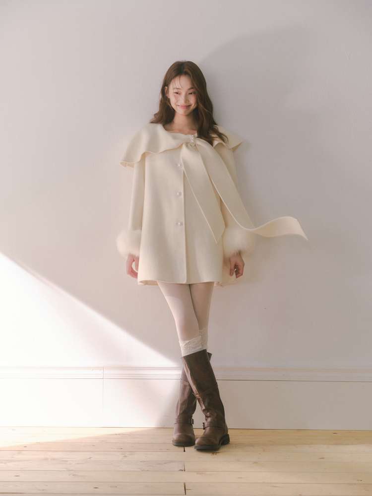 Double-Faced Tweed Coat【s0000014607】