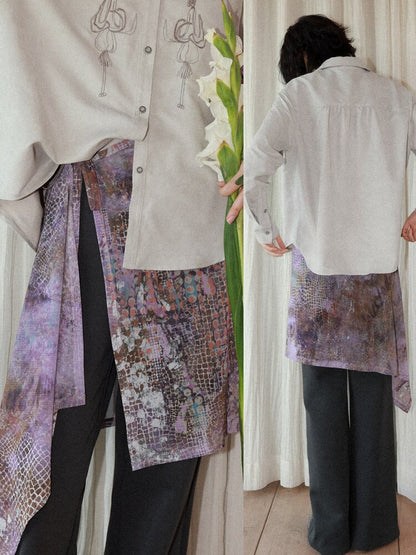 Twilight Printed Bell Bottoms【s0000015456】