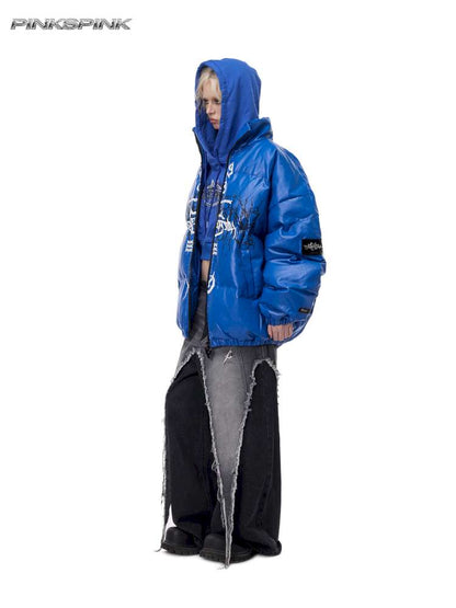 Logo PU Leather High Collar Suit【s0000015137】