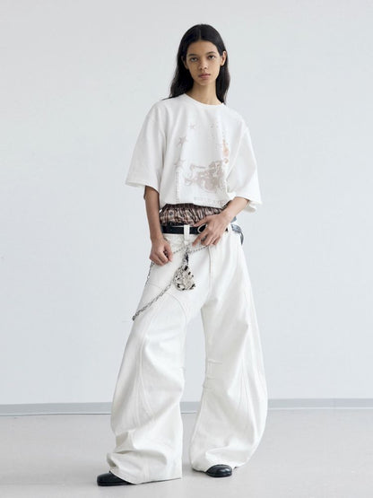 Ink Direct Printed Casual T-Shirt【s0000012475】