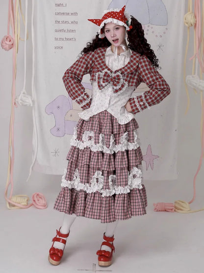 Old-fashioned Lolita cute girl skirt cake skirt【s0000014102】