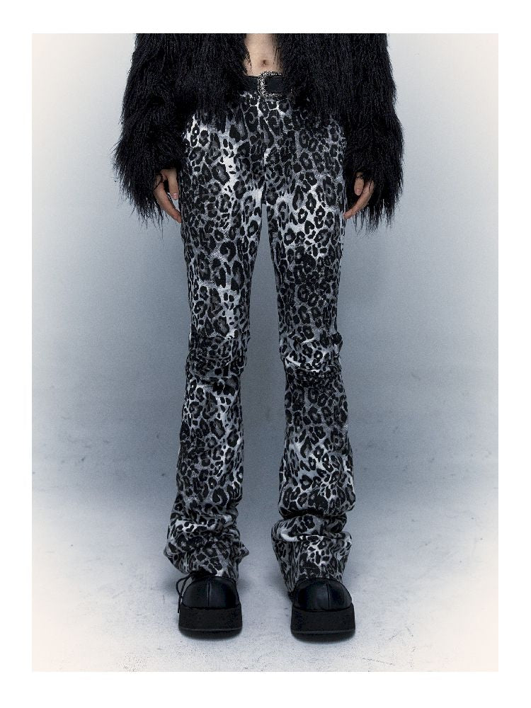 Leopard Print Skinny Micro Trousers【s0000004683】