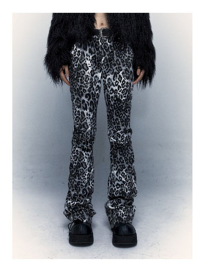 Leopard Print Skinny Micro Trousers【s0000004683】