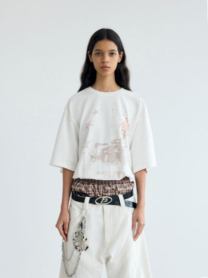 Ink Direct Printed Casual T-Shirt【s0000012475】