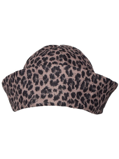 Vintage Floral Leopard Print Cap【s0000018059】