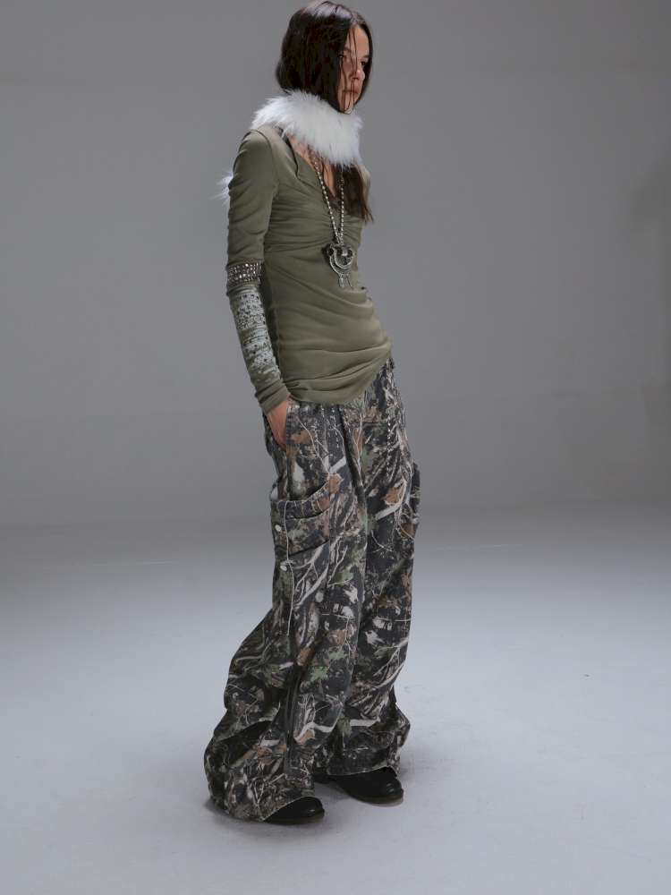 Vintage Street Functional Cargo Pants【s0000014714】