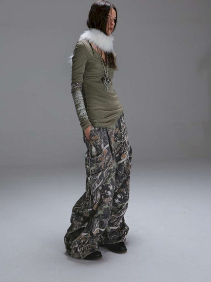 Vintage Street Functional Cargo Pants【s0000014714】