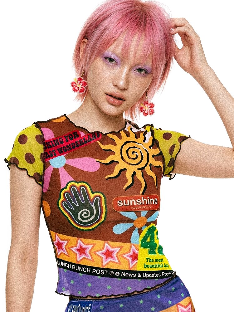 Dopamine American Vintage Mesh Mermaid Dress【s0000017632】