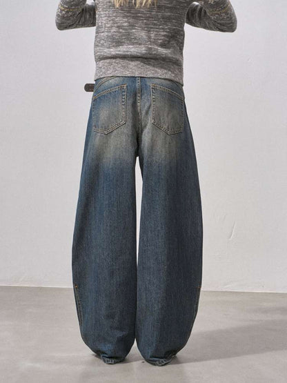 Cat Whisker Wide Leg Vintage Jeans【s0000015216】