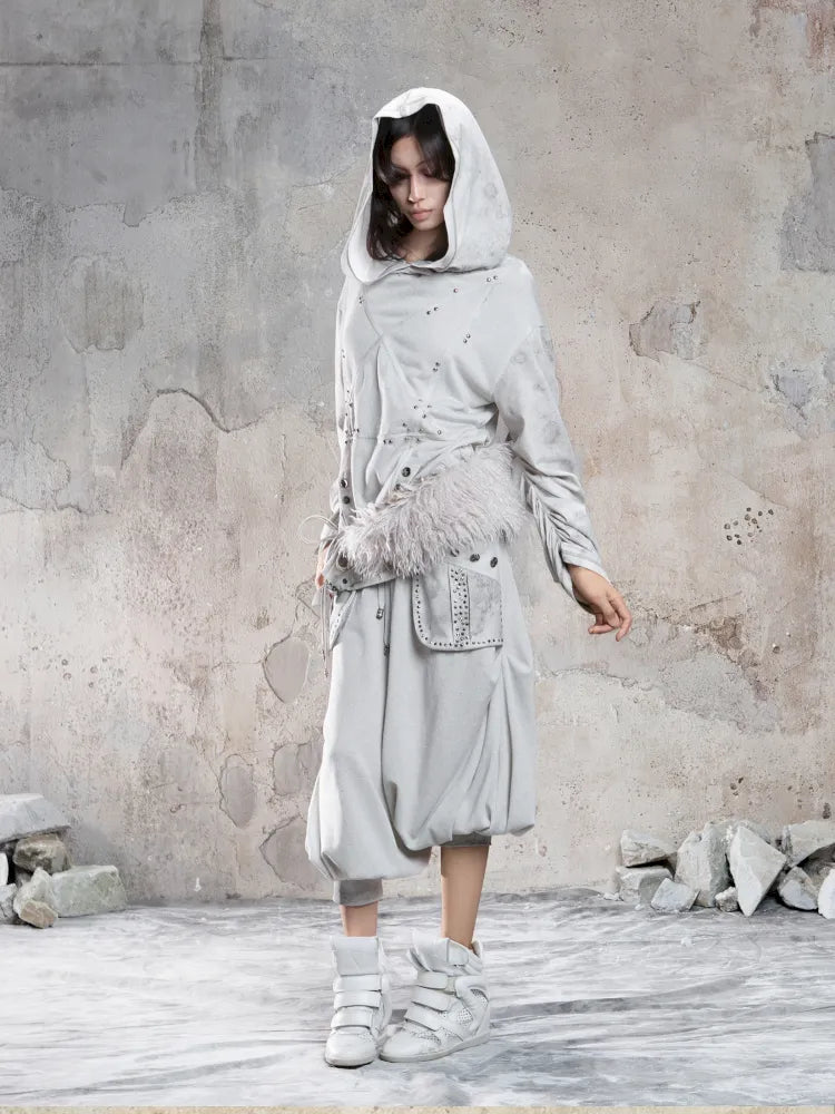 Color-Blocked Oversized Sweatshirt【s0000014135】