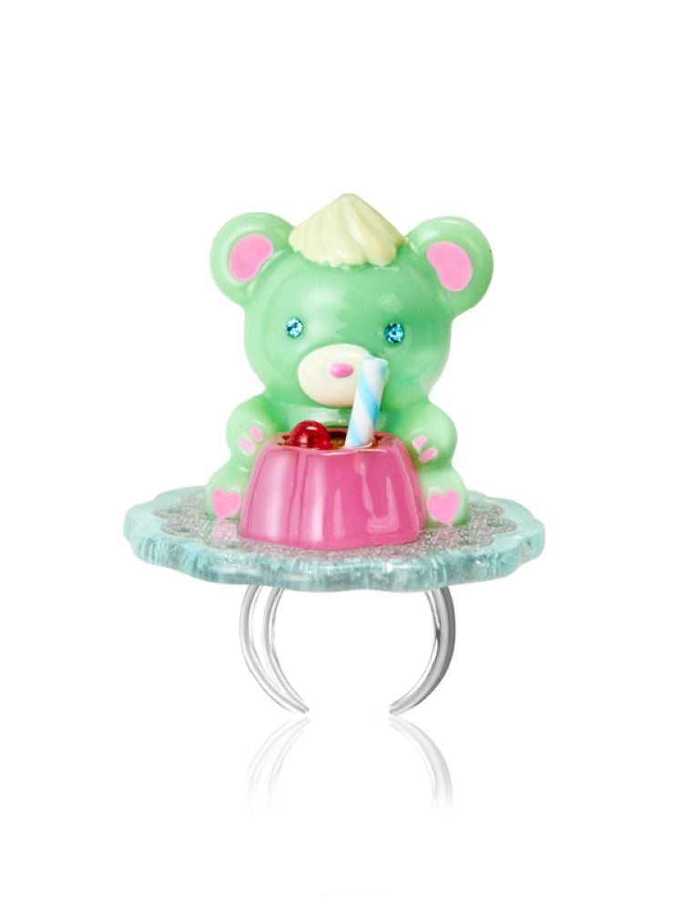 Pudding Bear Resin Colorful Earrings【s0000013353】