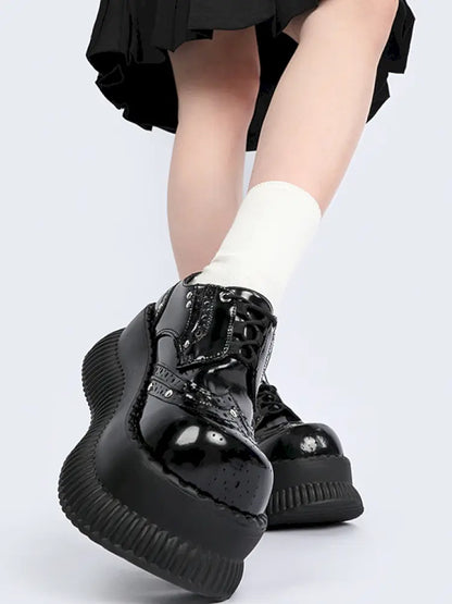 Sweet & Edgy Girls' Chunky Sole Sneakers【s0000014179】