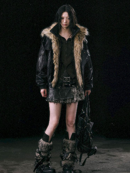 Removable FUR FLIGHT JACKET [S0000010762]