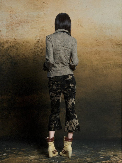 Tie-Dye Micro Low Waist Pants【s0000011817】