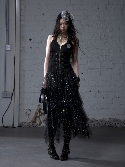 Multi-Layered Mesh Cake Skirt【s0000012789】