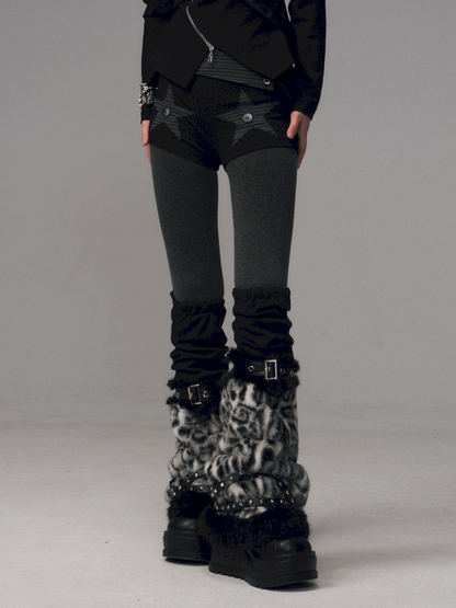 Warm Fleece Thickened Slim Leg Leggings【s0000014702】