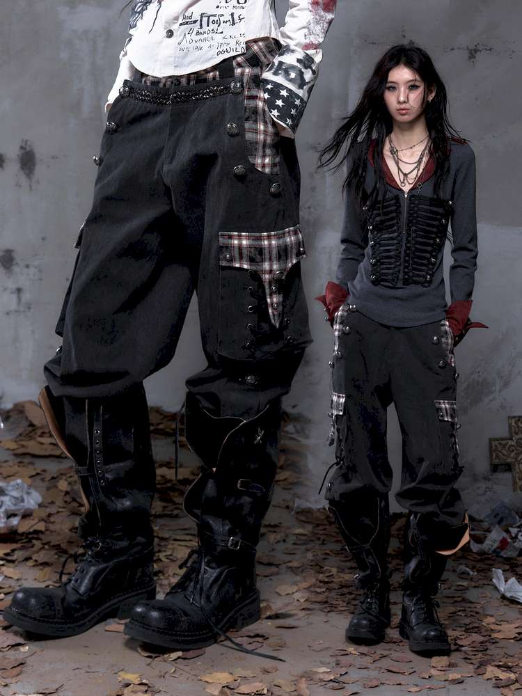 Vintage Punk Court Lantern Trousers【s0000014650】