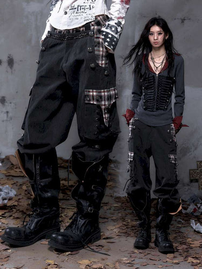 Vintage Punk Court Lantern Trousers【s0000014650】