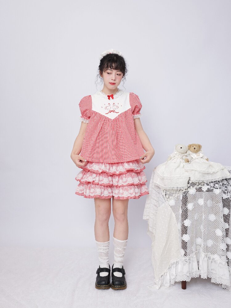Vintage Lace Swan Dress Set【s0000017486】