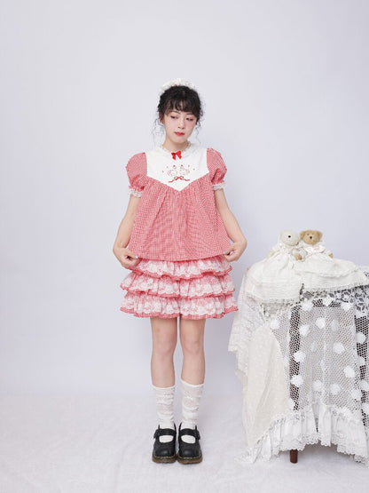 Vintage Lace Swan Dress Set【s0000017486】