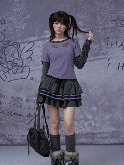 Three Layer Cake A-line Skirt【s0000015764】