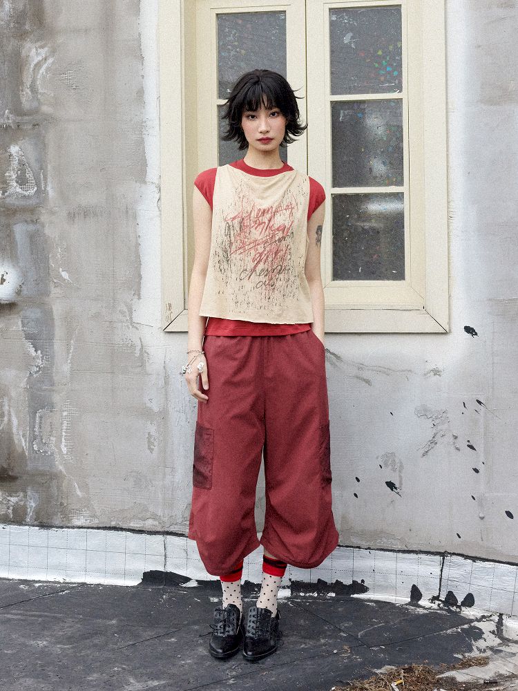 Fake Two Swing Collar Vest【s0000012290】
