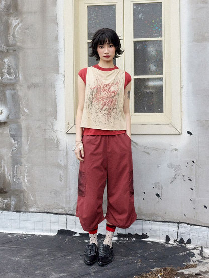 Fake Two Swing Collar Vest【s0000012290】