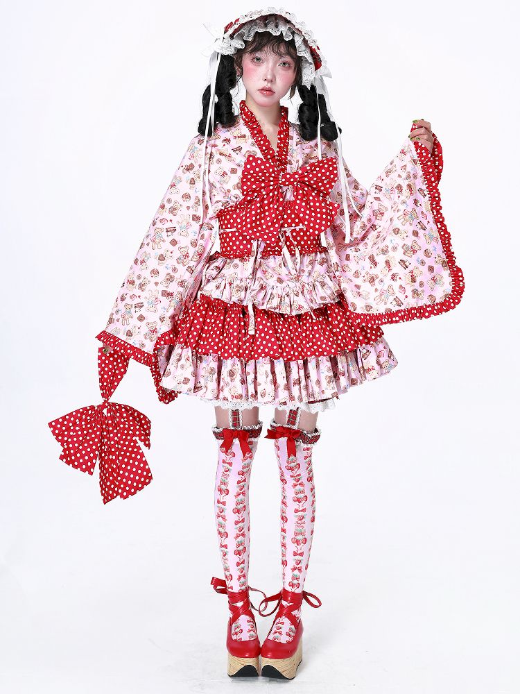 Vintage Girl Half-body Skirt【s0000012187】