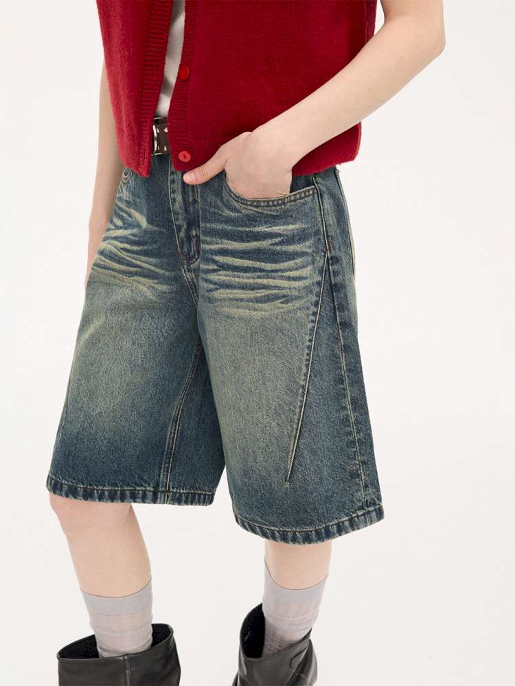 Cat Beard Denim Split Pants【s0000015419】