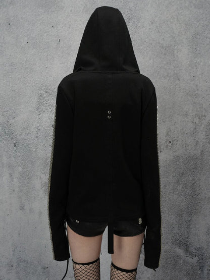 Rivet Radiation Print Cardigan【s0000016944】