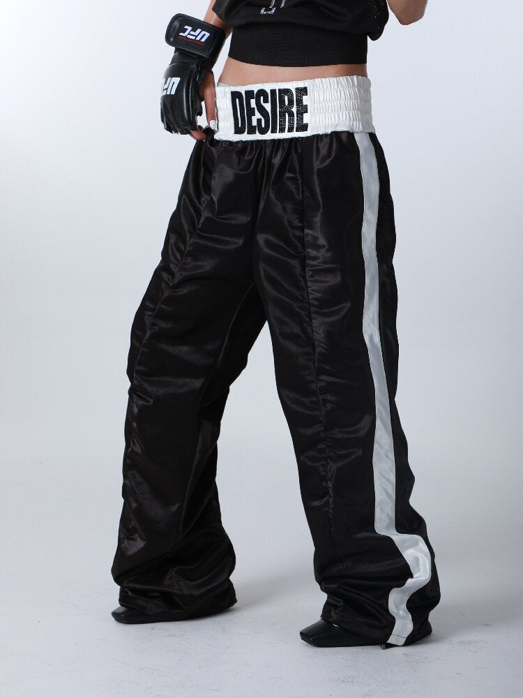 Diamond Letter Nylon Boxing Pants【s0000016183】