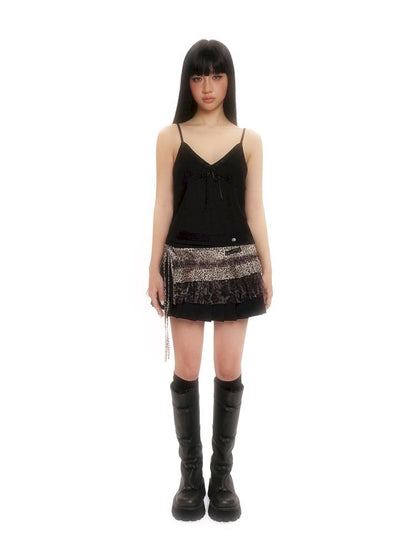 Patchwork Mesh Blouse【s0000012513】