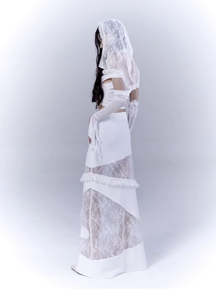 Low waist thin straight long skirt【s0000012381】