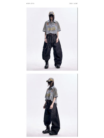 Resin Button POLO Collar T-shirt【s0000012096】