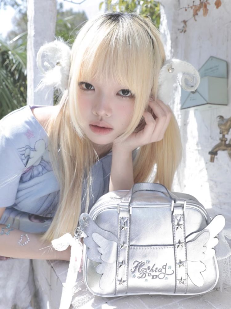 Angel wings multiple back double-sided pain bag【s0000012337】