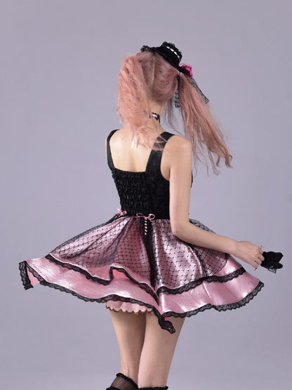 Baroque Relief Black Puffy Skirt Jsk【s0000016223】