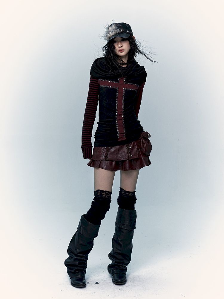 Striped Long Sleeve T-Shirt【s0000011216】