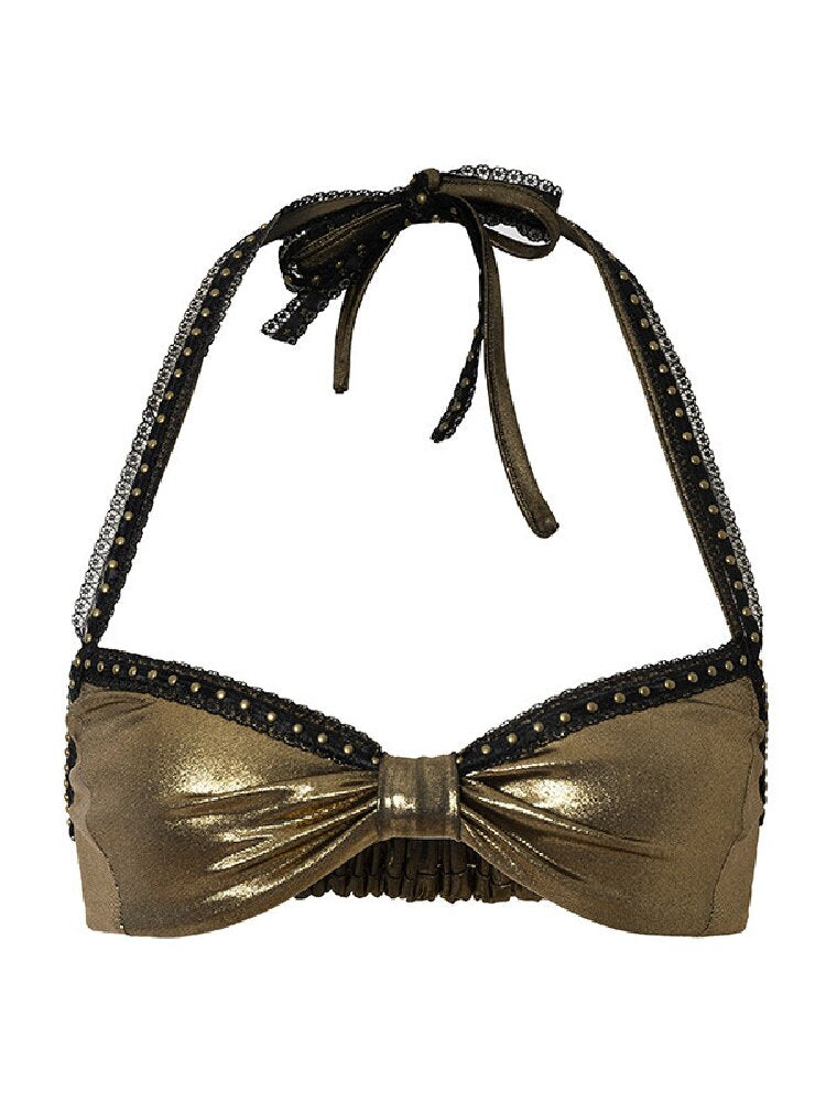 Punk Metallic Bikini Short T-Shirt【s0000016978】