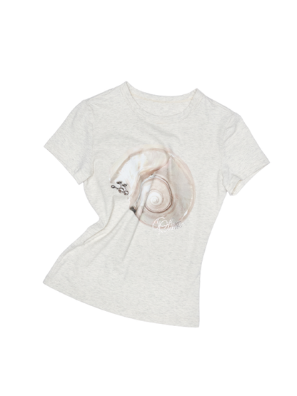 Floral Print Short Sleeve T-Shirt【s0000012398】