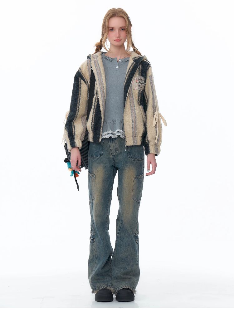 Hooded Rabbit Ears Short Jacket【s0000011494】
