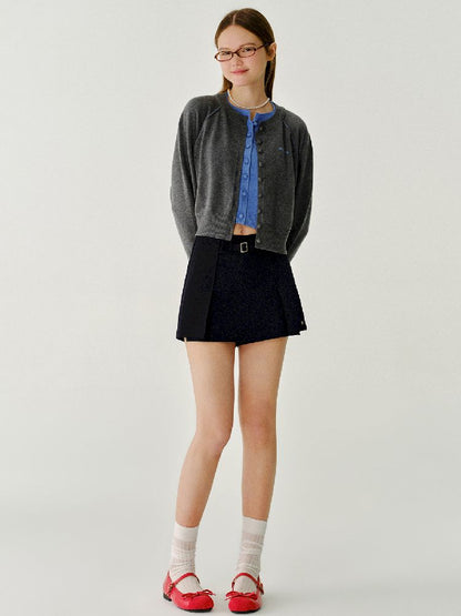 Short Solid Color Knit Sweater【s0000011966】