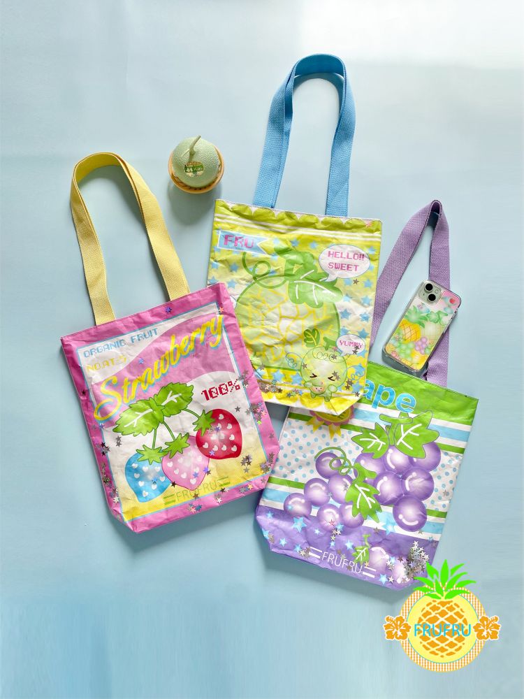 Colorful fruit print shoulder bag【s0000012861】