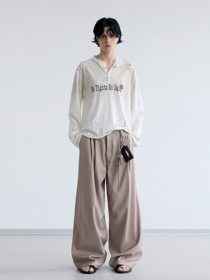 Drape Straight Leg Western Pants【s0000012472】
