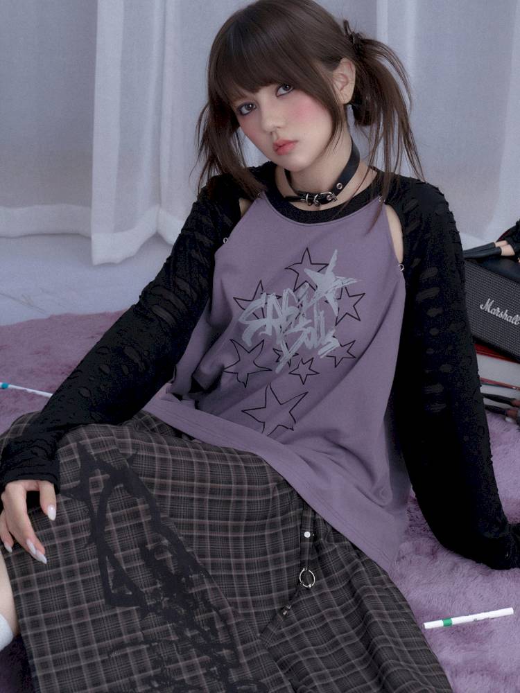 Raglan Sleeve Loose Fit T-Shirt【s0000014363】