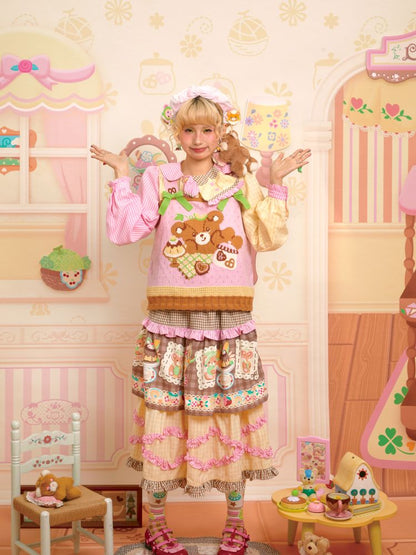 Lace Design Layered Cake Skirt【s0000013700】