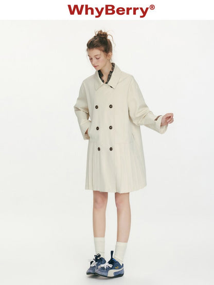 Moonlight Concerto Pleated Coat【s0000015668】