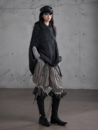 Twisted Knit Wool Cape Jacket【s0000019160】