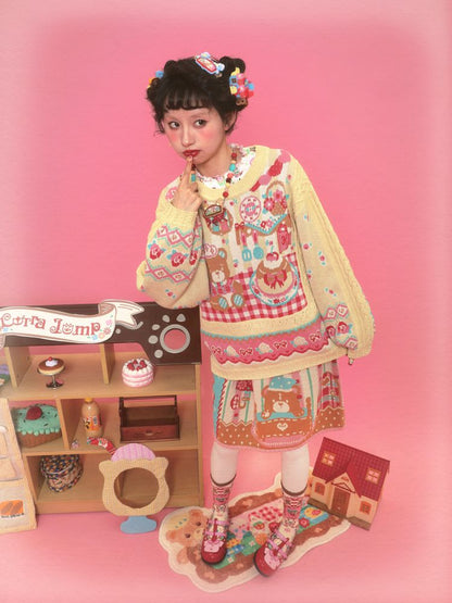 Knitted Pullover Sweater【s0000011326】