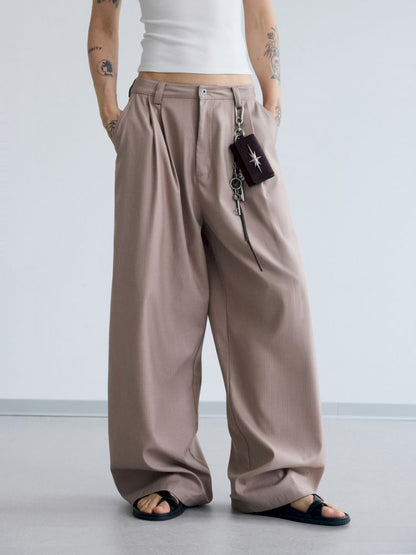 Drape Straight Leg Western Pants【s0000012472】